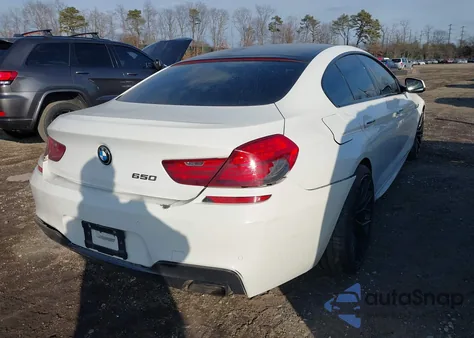 2015 BMW 650I Gran Coupe z USA, uszkodzony, nr VIN WBA6B2C56FGB99482